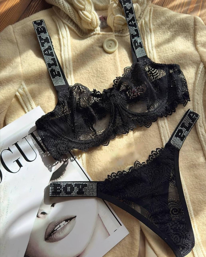 💫 ست فانتزی PLAYBOY شهره رکاب نگینی (کد ۴۳۳۰۱) 💫